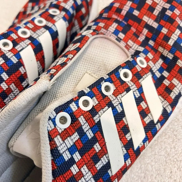 Adidas Men's Athletic Torsion ZX Flux Running Shoes 6.5 Blue Red USA America - Picture 3 of 12